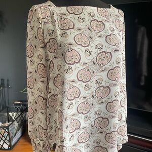 LOFT Paisley Print Blouse